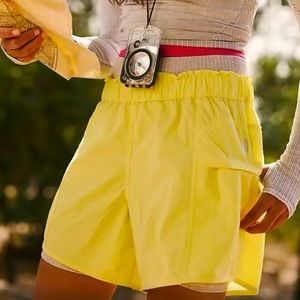 Free People Movement In The Wild Shorts NWOT Color Glow Size L